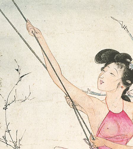 自流井-胡也佛的仕女画和最知名的金瓶梅秘戏图